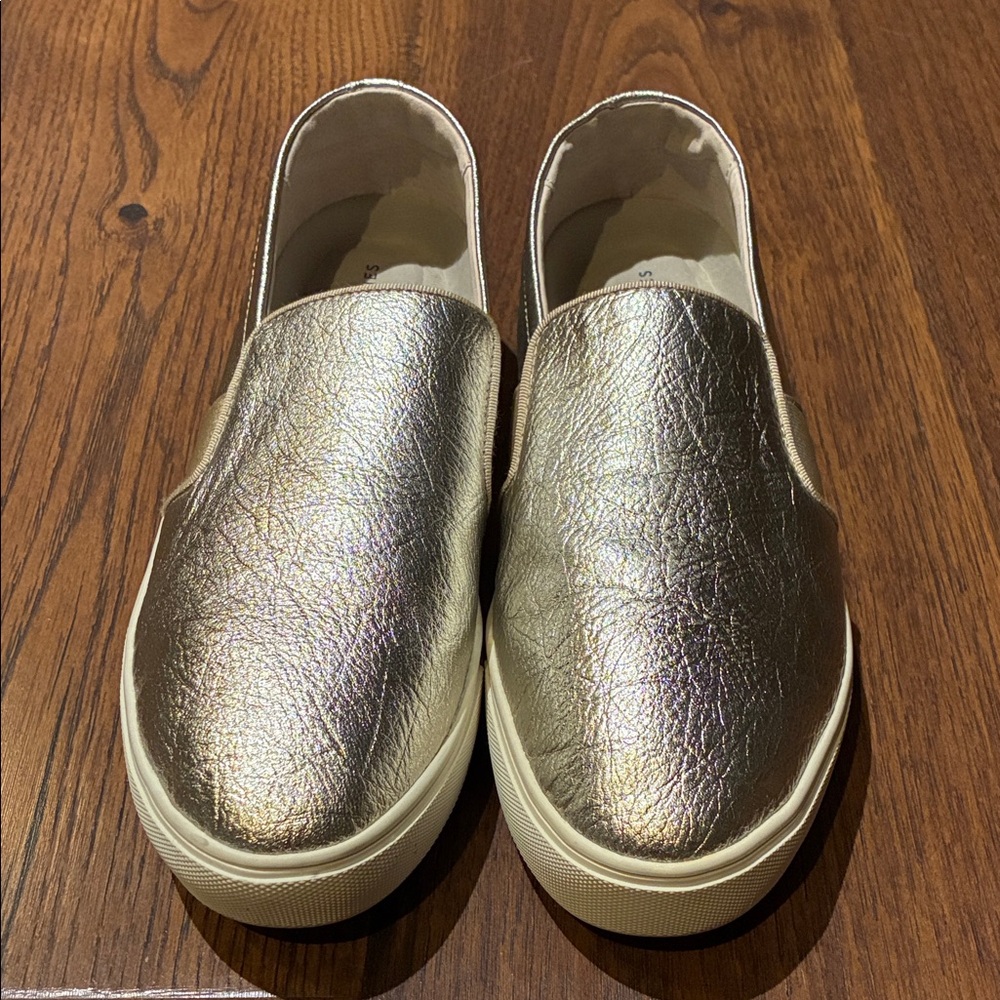 Birdies Metallic Slip-On Sneakers